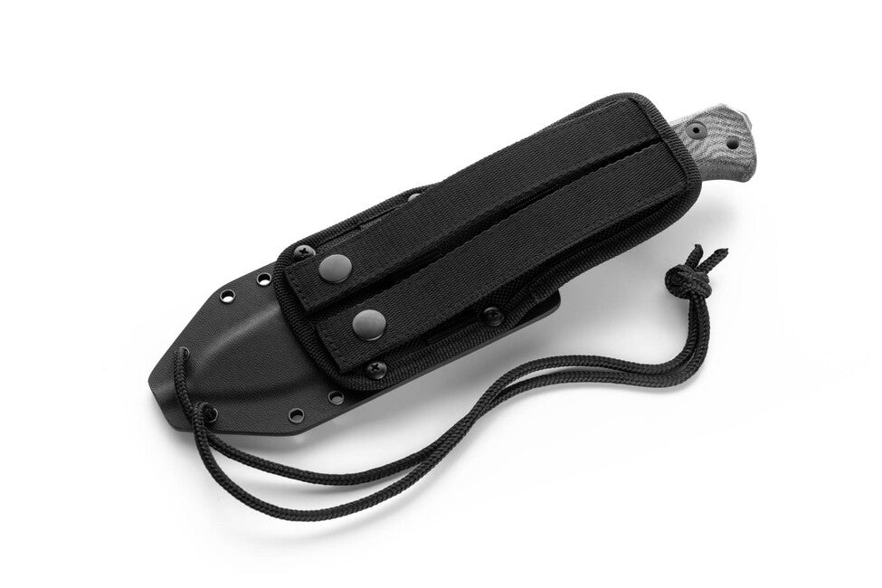 Lionsteel Langer Dolch mit Micarta Griff T6B CVB CPM 3V alt schwarz