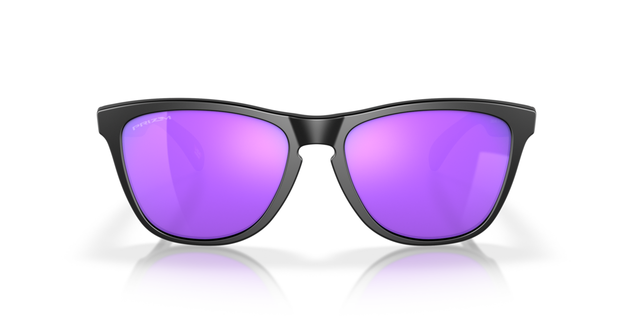 Oakley FROGSKINS Sonnenbrille mit Rahmen Matte Black und mit Dias Prizm Violet 55