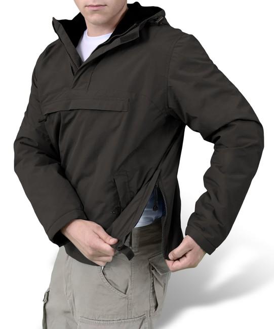 Surplus Windbreaker Jacket, Black