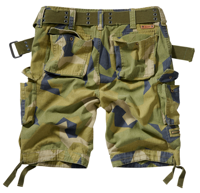 Brandit Savage Vintage Shorts, Swedisch camo