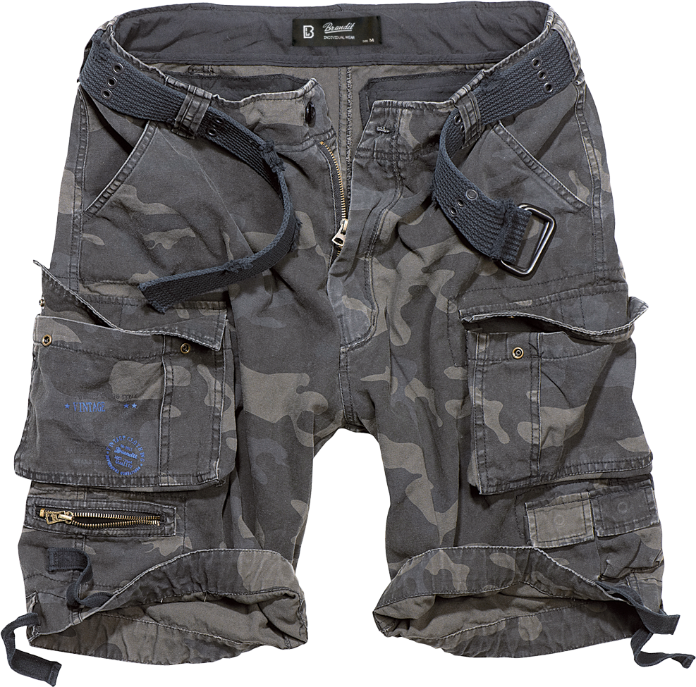Brandit Savage Vintage kraťasy, Darkcamo