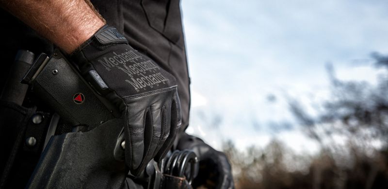 Mechanix Wear Recon Lederhandschuhe, schwarz