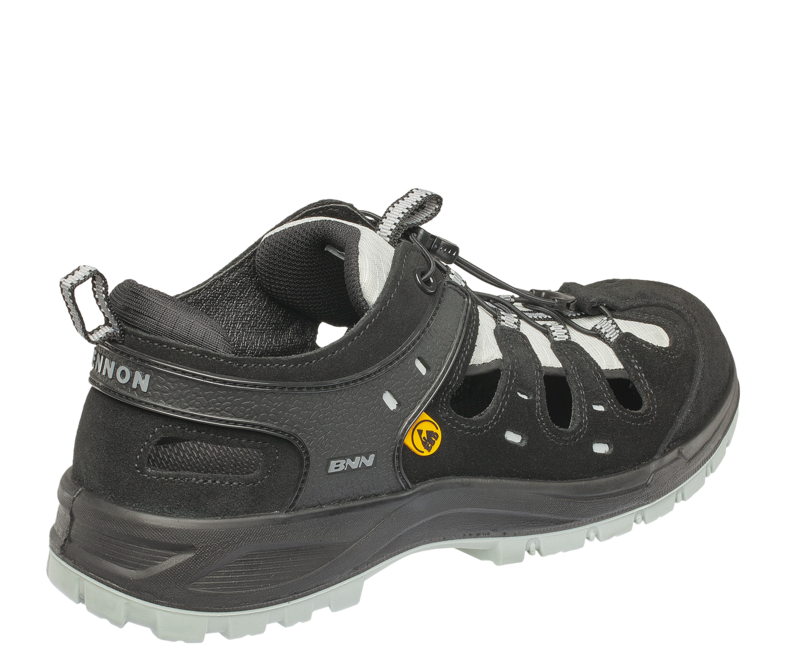 Bennon BOMBIS LITE S1P ESD NM Work Sandals, Grey