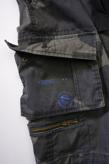 Brandit Σορτς Savage M90 Ripstop, darkcamo