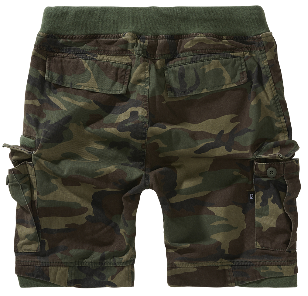 Brandit Packham Vintage kraťasy, woodland