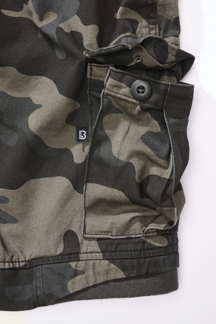 Brandit Packham Vintage-Shorts, darkcamo