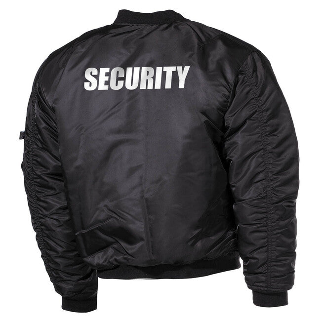 DRAGOWA MA1 Bomberjacke, Security, schwarz