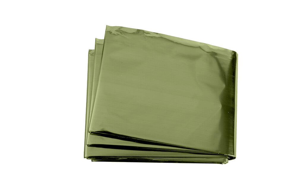 Outdoors Olive Silber Überleben Decke XL