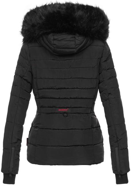 Navahoo Adele damen Winterjacke mit Kapuze, schwarz