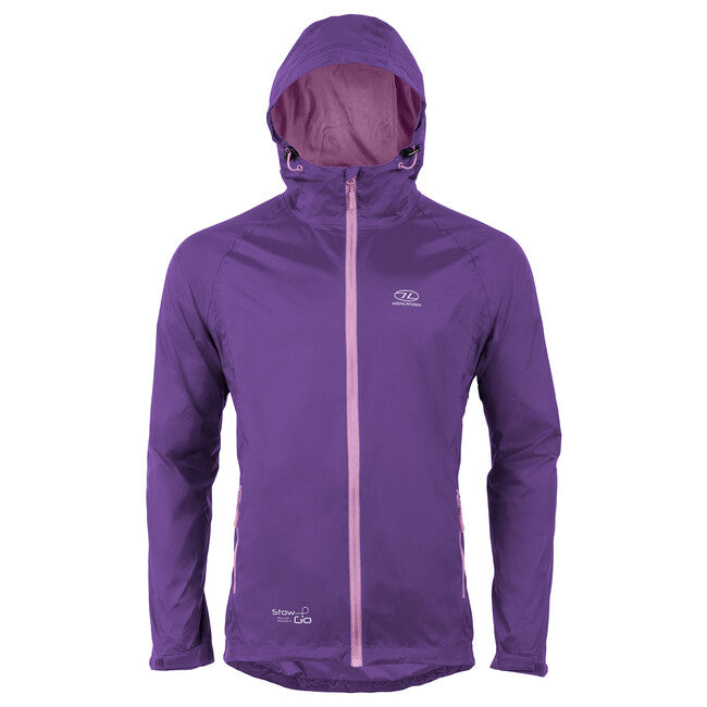 Highlander Stow and Go Raincoat, Purple