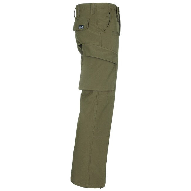 MFH Allround Softshell Pants, OD Green