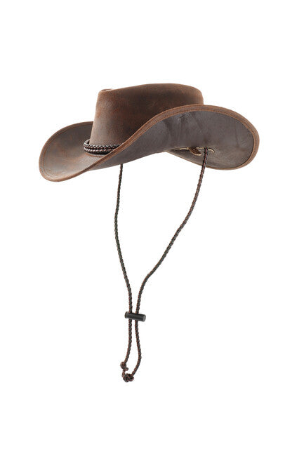 Origin Outdoors Trapper Leather Hat, Brown