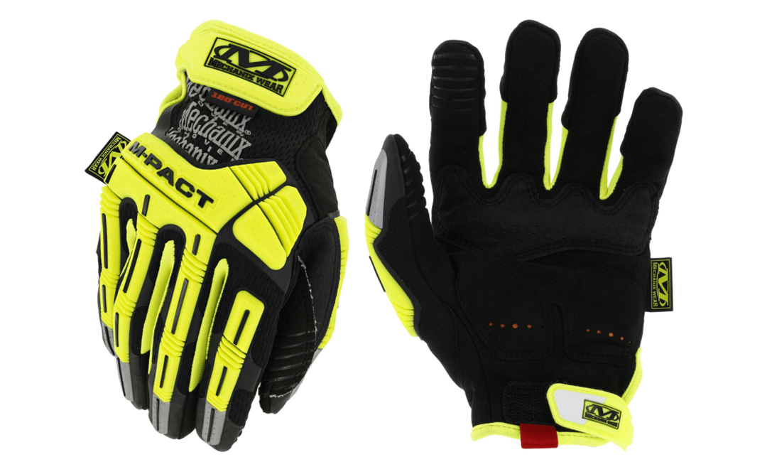 Mechanix M-Pact Work Gloves Class D5 Multi-Viz