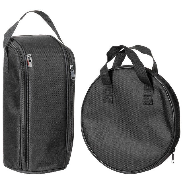 Fox Outdoor Gaslaterne mit piezoelektrischer Zündung, Reflektor und tasche