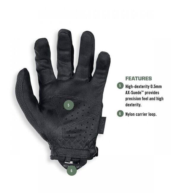 Mechanix Wear Specialty 0.5 Gloves, Black
