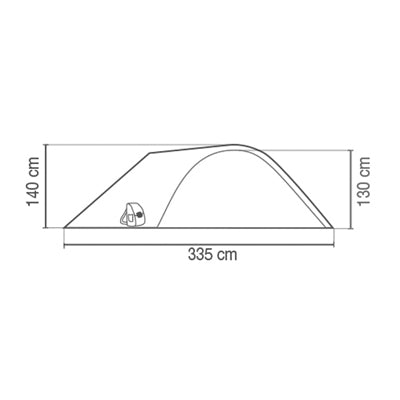 Coleman Kobuk BlackOut plus zelt für 4 personen