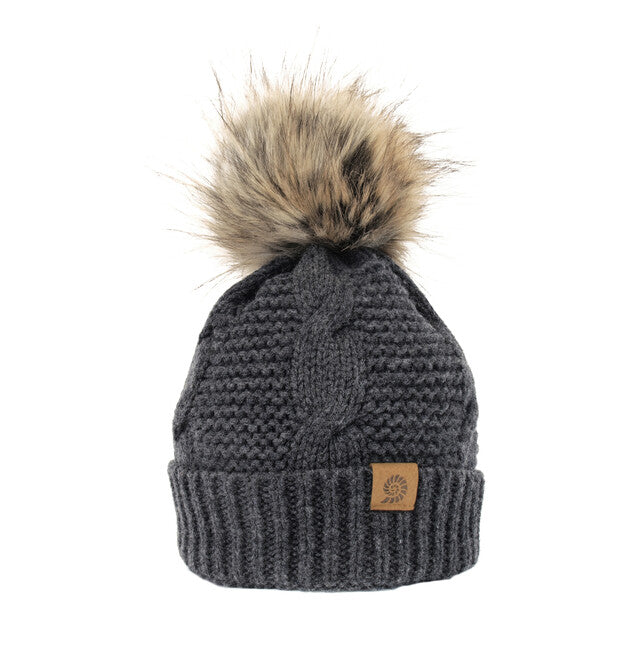 Origin Outdoors Bommel Merino Mütze Grau
