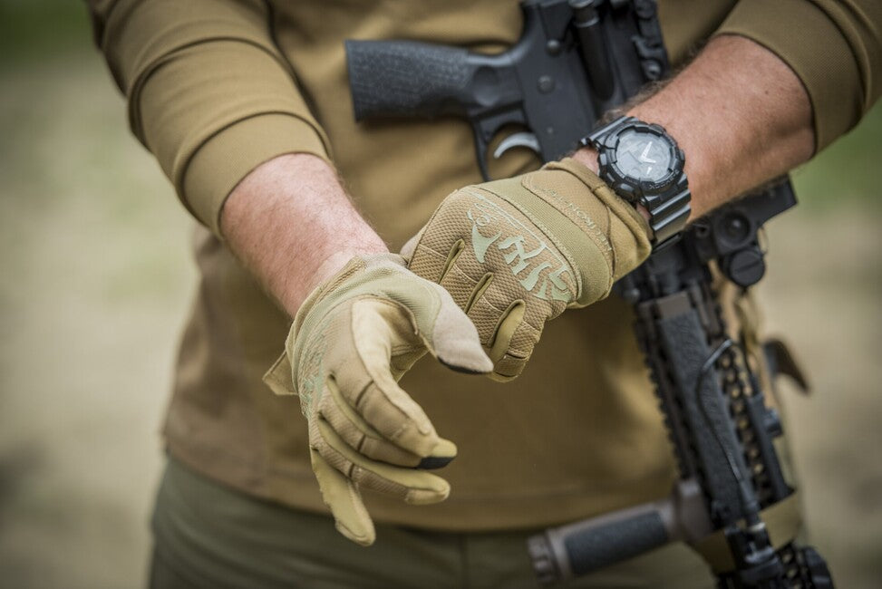 Helikon-Tex Range Tactical Gloves, Coyote/Adaptive Green