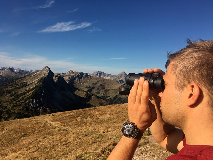 Origin Outdoors Mountain View Binoculars 8 x 32, Black