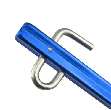 BasicNature Steady Tent Pegs 30cm Blue 4pcs