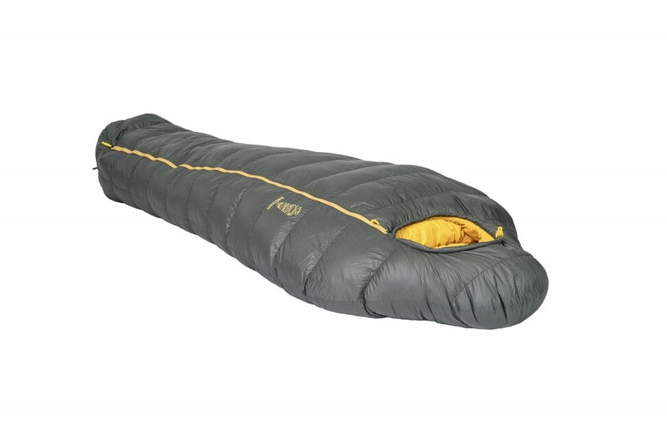 Patizon Dpro 590 Three-Season Sleeping Bag M Left, Green/Gold