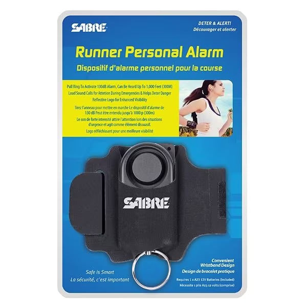 Sabre Red Runner 130 dB personenalarm, schwarz