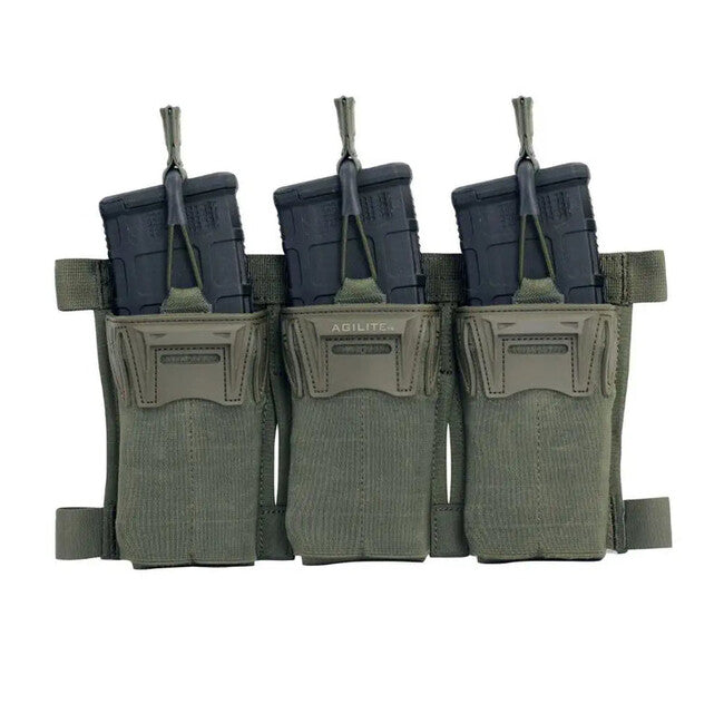 Agilite Magazine Pouch Attachments (3pcs), Black