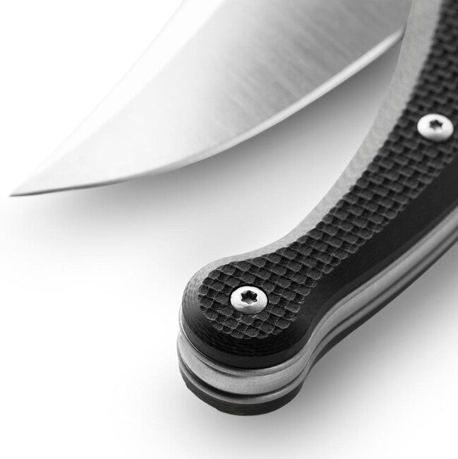 Lionsteel Gitano Folding Knife 01 G, Niolox Steel Blade, Black