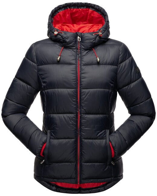 Marikoo LEANDRAA navy Übergangs-Kapuzenjacke für damen