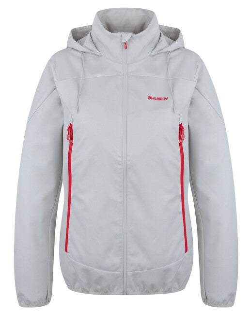 HUSKY Sonny Μπουφάν Softshell Γυναικείο L, Ανοιχτό Γκρι