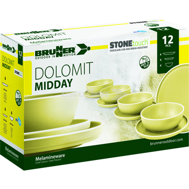Brunner Midday Dolomit Camping Cookware Set, Yellow