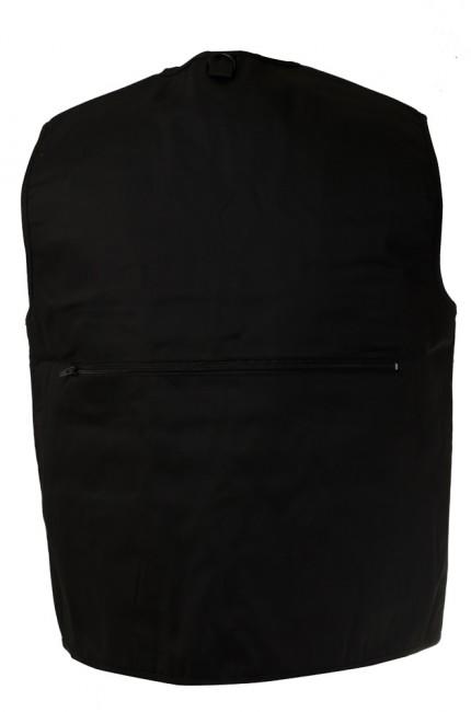 O&T Weste Natur, schwarz
