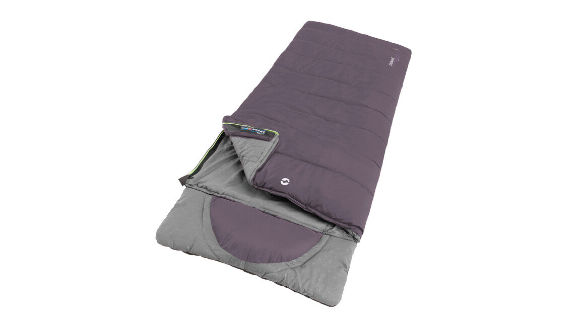 Outwell Contour Sleeping Bag Left, Dark Purple