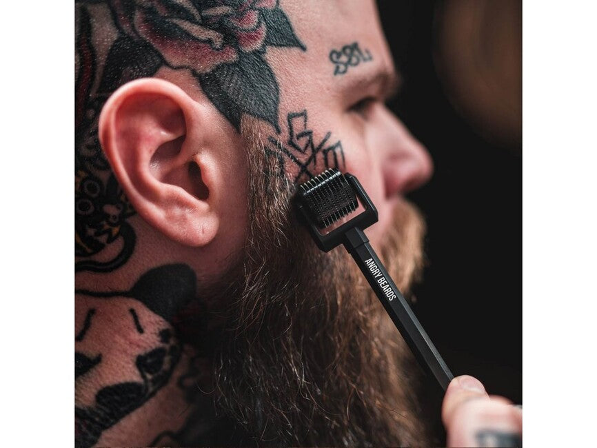 Angry Beards Bart & Bartwuchs Set - Roller & Doping