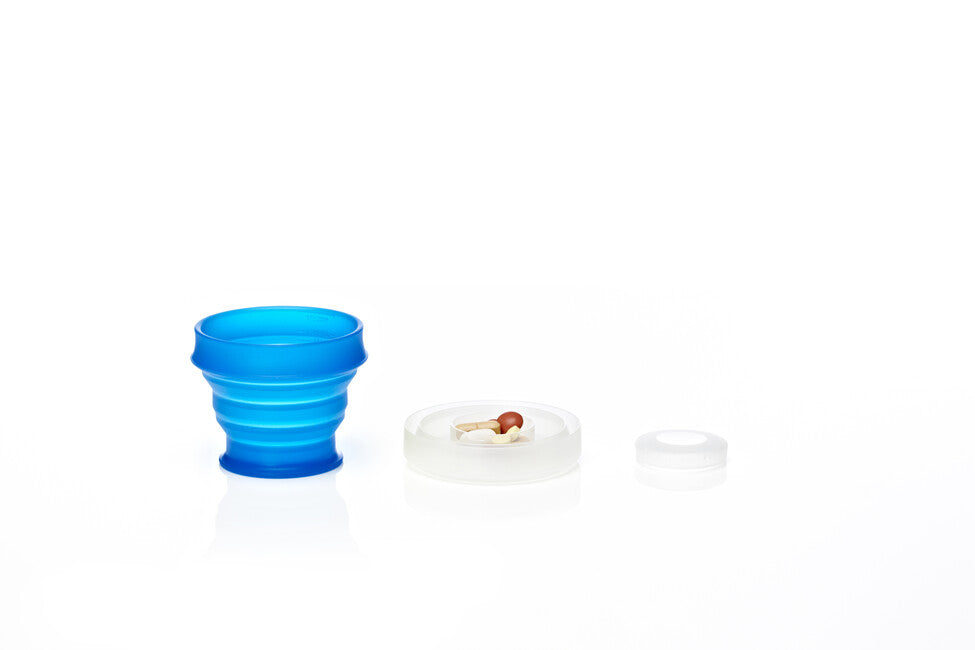 Humangear GoCup faltbarer, hygienischer und verpackbarer reisebecher ' 118 ml blau