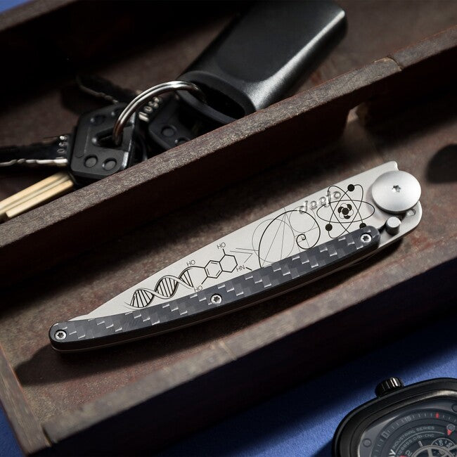 Deejo Tattoo Fiber Science Folding Knife