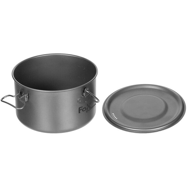Fox Outdoor Pot with Lid, approx. 1.95 L, Titanium