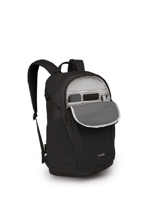 Osprey Flare II City Backpack, Black