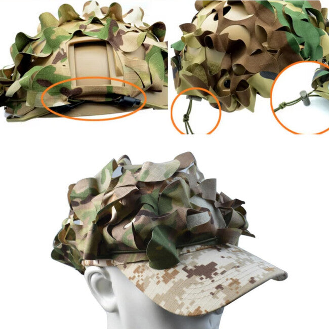 Leguon Shader Helmet Cover, Woodland