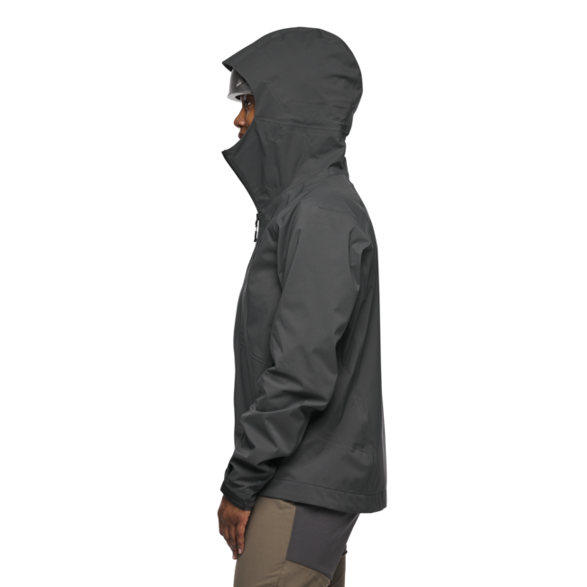 Black Diamond Highline Stretch Shell αδιάβροχο μπουφάν γυναικείο, ανθρακί