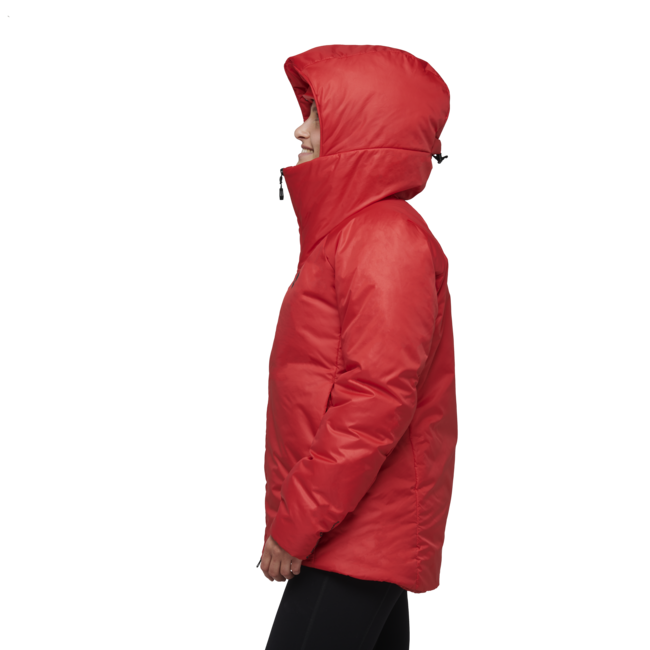 Black Diamond Belay damen-Parka, korallenrot