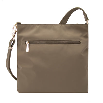 Travelon Tailored Slim Τσάντα Ώμου κατά της Κλοπής, καφέ