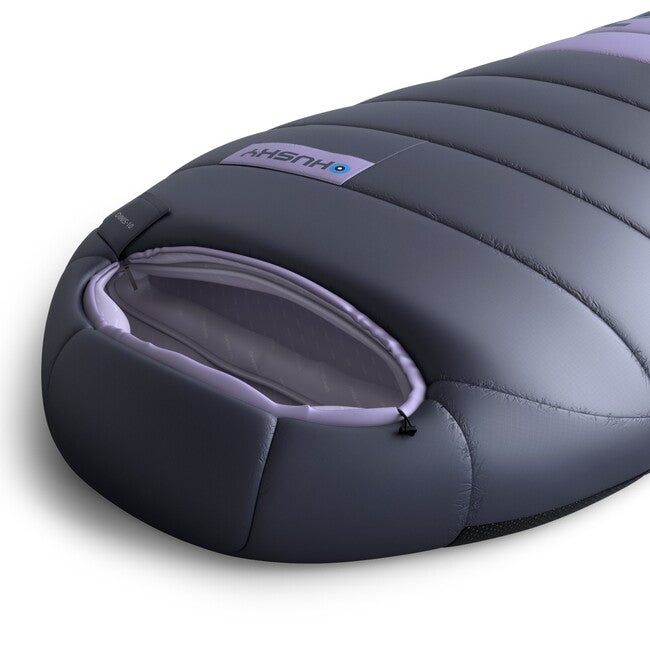 HUSKY Dinis Ladies Damen-Daunen-Dreijahreszeiten-Schlafsack -10, blau/rosa