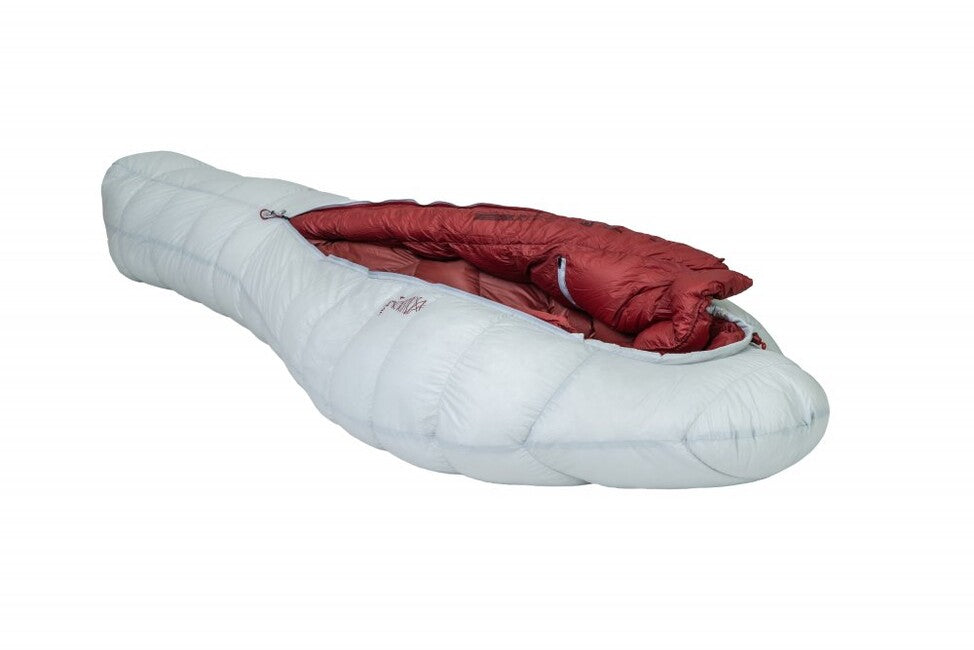 Patizon G1100 L Winterschlafsack Links, Silber/Rot