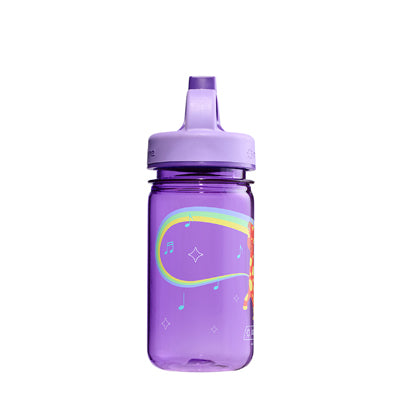 Nalgene Grip-n-Gulp Sustain 0,35 L mit Deckel lila Musical Giraffe
