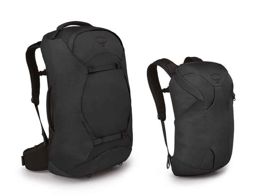 OSPREY FARPOINT 70 σακίδιο πλάτης ταξιδίου, tunnel vision grey