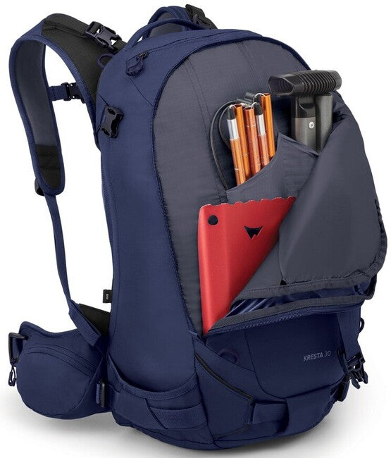 Osprey Kresta 30 Ski Touring Backpack, Winter Night Blue
