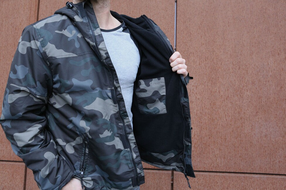 Brandit Windbreaker Frontzip-Jacke, woodland