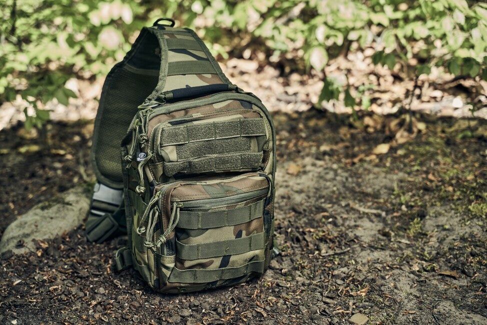 Brandit US Cooper Τσάντα Ώμου, darkcamo
