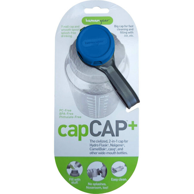 Humangear capCAP+ Bottle Cap 5.3 cm, Blue